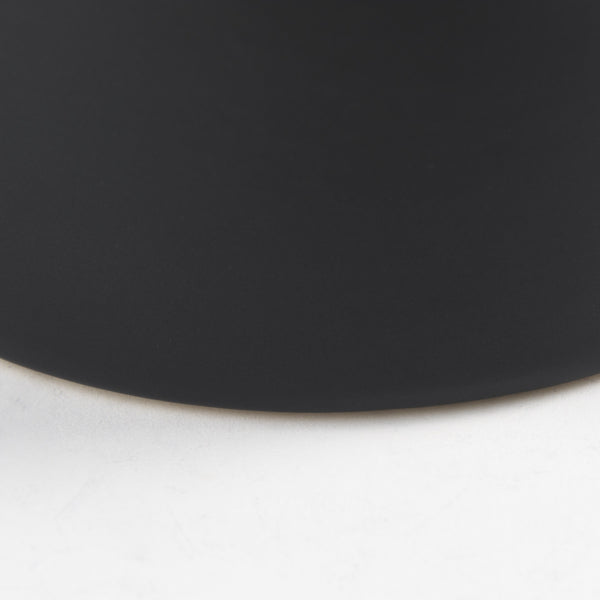 Burton 11.6H Medium White and Black Ceramic Jug Vase