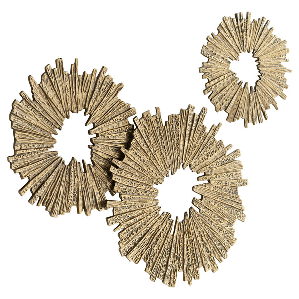 Abra Wall Decor | Antique Brass - Medium