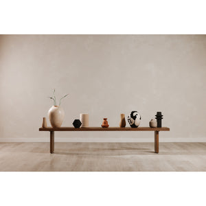 Moe's Koshi Bench Sandblasted Amber Oak