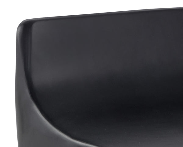 LEDGER STOOL - BLACK