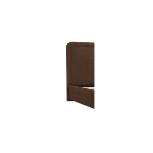 Moe's Simon King Storage Bed in Brown with Hidden Storage