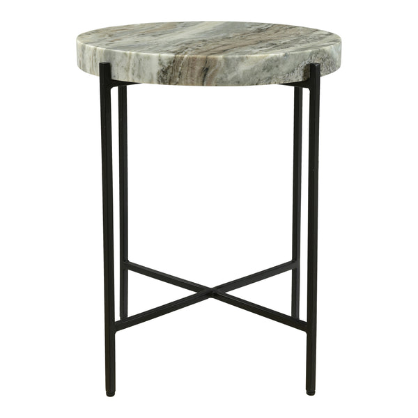 Moe's Cirque Accent Table Light Brown Marble