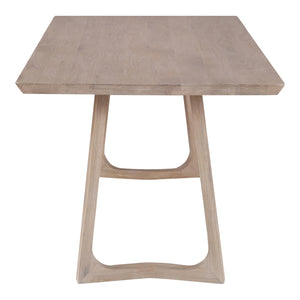 Moe's Silas Dining Table in White Oak