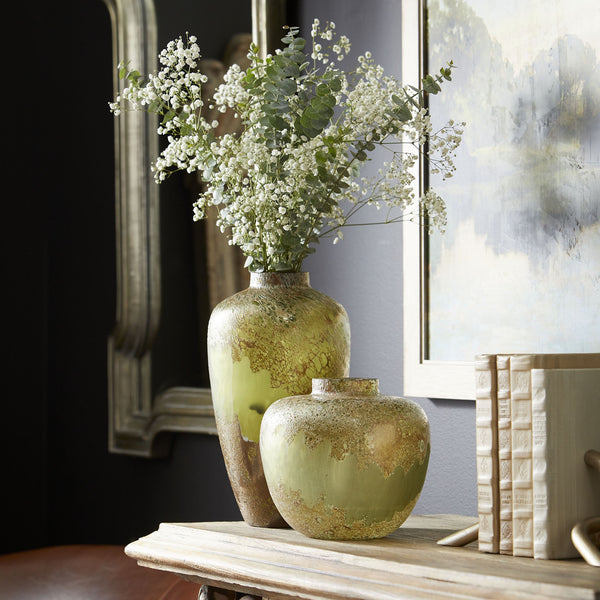 Alkali Vase in Forest Stone