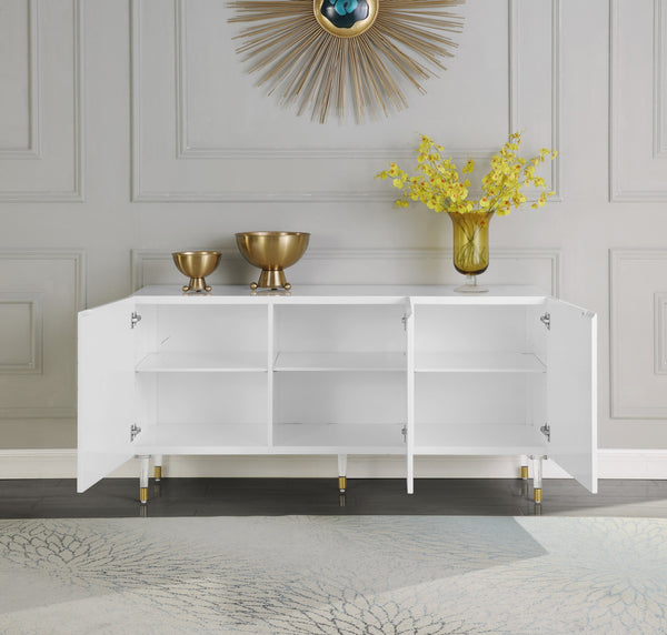Darryl Sideboard/Buffet In White Lacquer