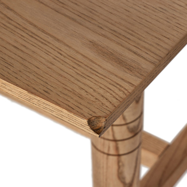 Flip Top Console Table In Toasted Ash