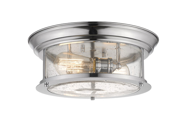 Sonna 2 Light Flush Mount in Chrome Finish