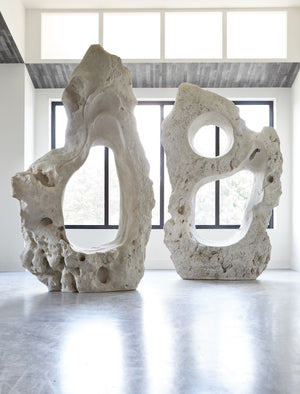 Colossal Cast Stone Sculpture, Roman Stone