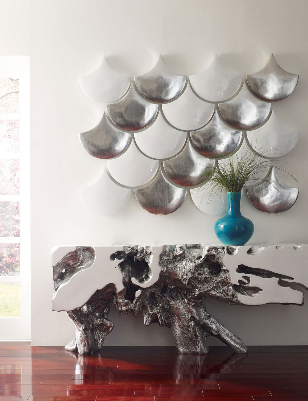 Teardrop Wall Decor Set of 3 Glossy White