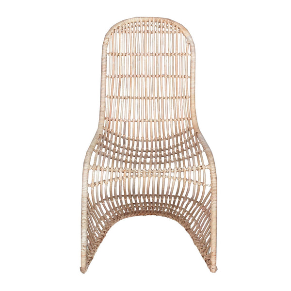 Groovy Rattan Chair In Natural