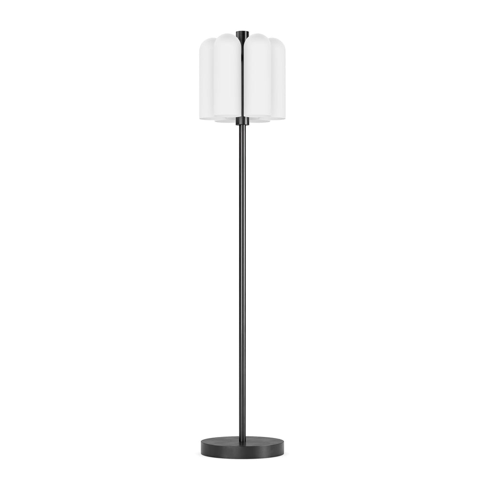 Odyssey 6 Floor Lamp In Black Gunmetal