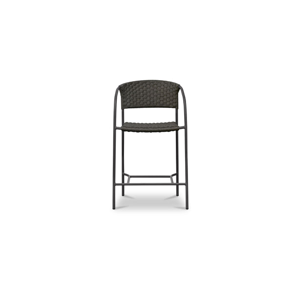 Moe's Zola Outdoor Counter Chair in Dark Brown