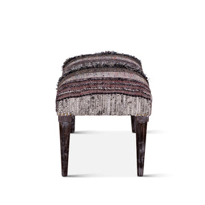 Marrakech Bench 42" Fluffy Black