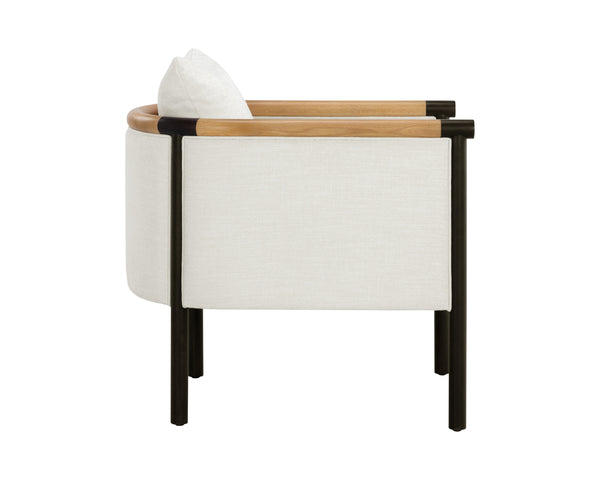 WILDER LOUNGE CHAIR - HEATHER IVORY TWEED