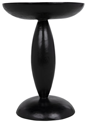 Adonis Side Table, Hand Rubbed Black
