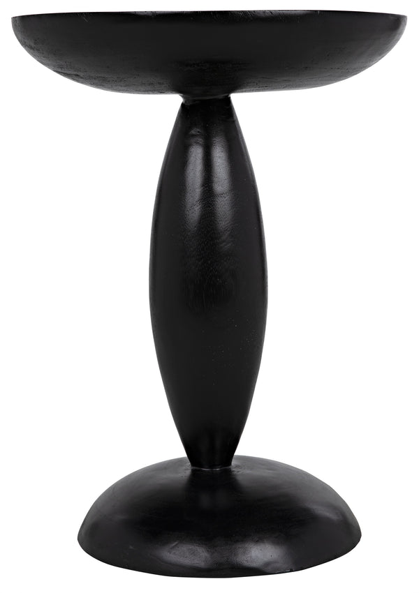 Adonis Side Table, Hand Rubbed Black