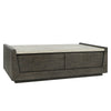 Tori Solid Wood Rectangle Coffee Table - Antique Gray