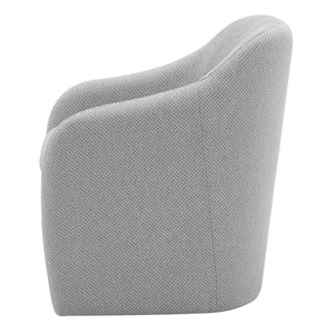 Zella Fabric Accent Arm Chair In Cardiff Gray