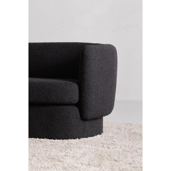 Moe's Koba Sofa Maya Black, 4-Seater