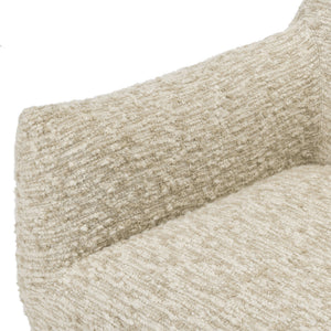 Margot Swivel Chair In Solema Cream