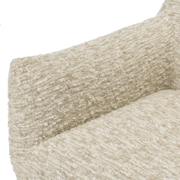 Margot Swivel Chair In Solema Cream