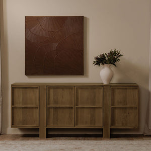 Moe's Henley Sideboard in Solid Oak, Brown