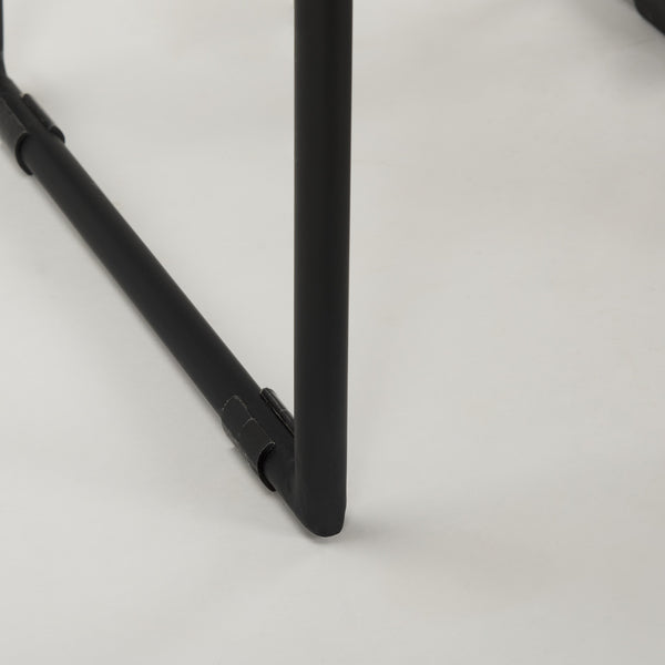 Givens 14.0L x 15.8W x 31.8H Natural Wood W/Black Metal Frame Bar Stool