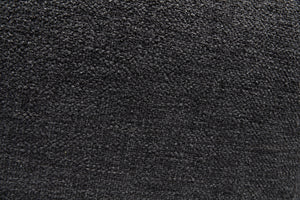 Resurrection Mahogany Chair with Grey Fabric Cushions in Hand-Rubbed Black Finish