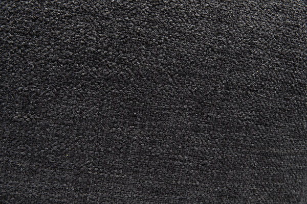 Resurrection Mahogany Chair with Grey Fabric Cushions in Hand-Rubbed Black Finish