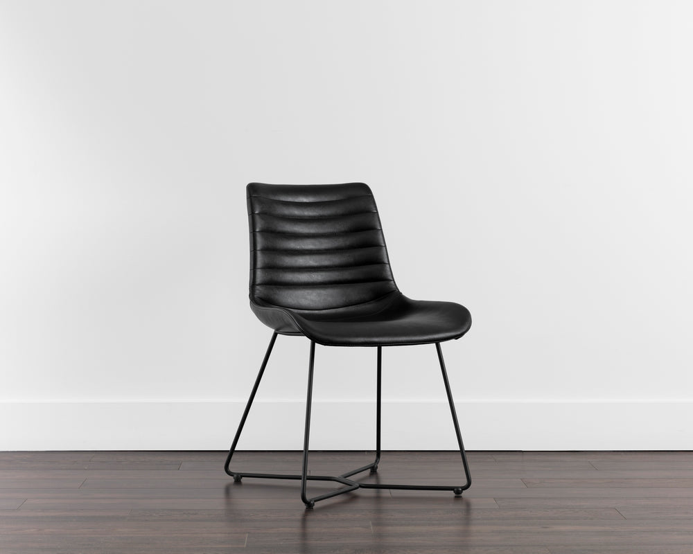 GRACEN DINING CHAIR - NIGHTFALL BLACK