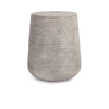 Nellie Outdoor Round End Table - Light Gray Concrete