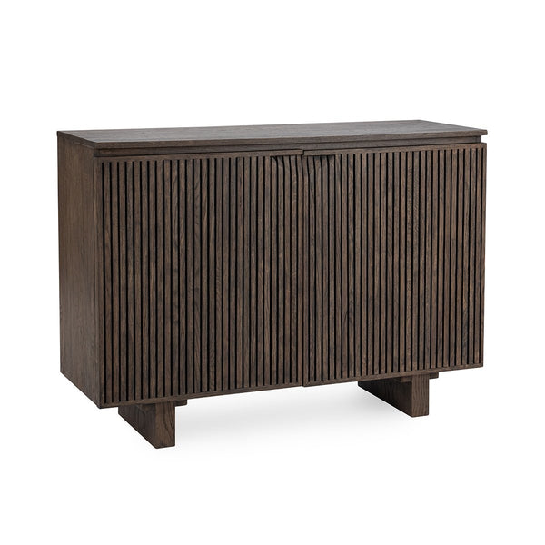 Roya Solid Wood 2Dr Cabinet - Toasted Brown