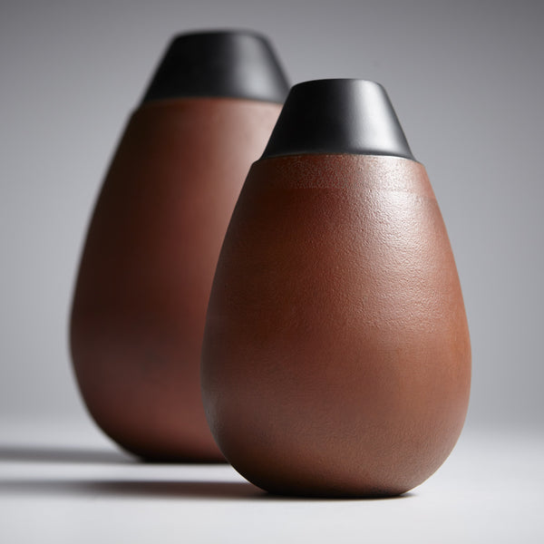 Small Regent Vase in Flamed Copper
