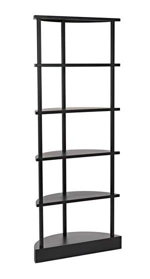 Spago Bookcase, Black Metal