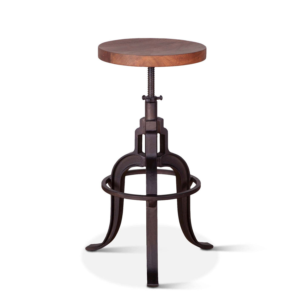 Organic Forge Raw Walnut Adjusting Stool