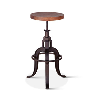 Organic Forge Raw Walnut Adjusting Stool