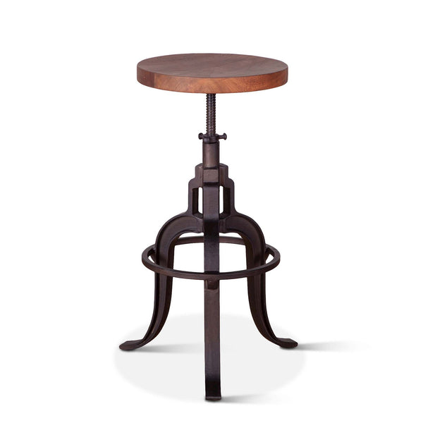 Organic Forge Raw Walnut Adjusting Stool