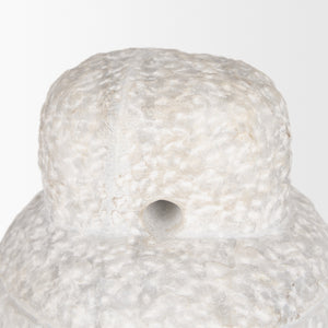 Irina Large White Marble Door Stopper