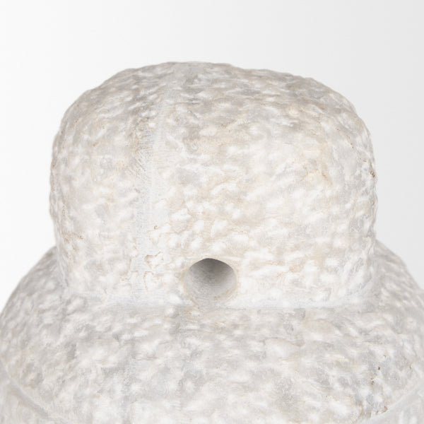 Irina Large White Marble Door Stopper