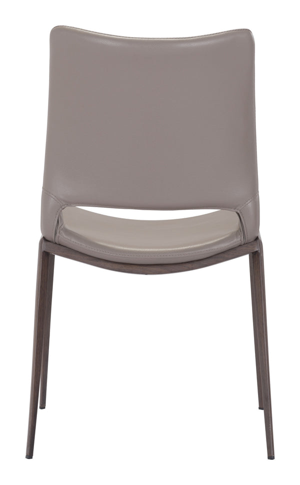 Ace Dining Chair (Set of 2) Brown & Walnut