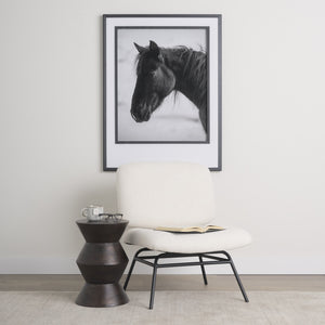 Odessa Dark Brown Wood Accent Table