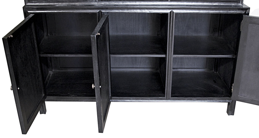 Colonial Hutch, Hand Rubbed Black