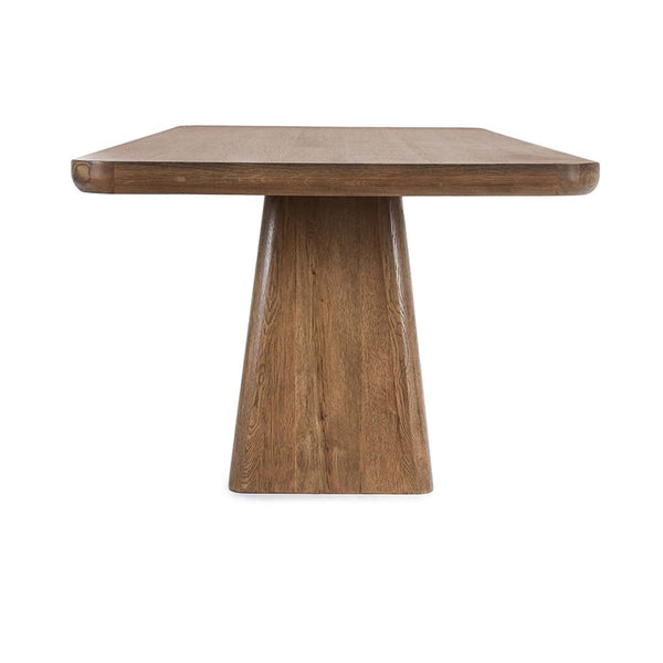 Orlando Solid Wood Dining Table - Light Brown