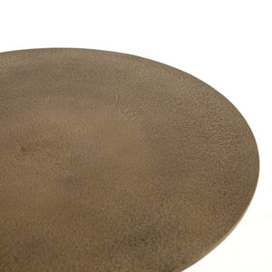 Douglas End Table In Aged Bronze
