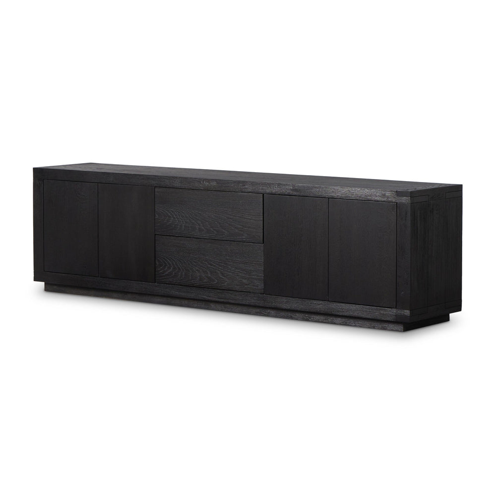 Warby Media Console In Worn Black Veneer
