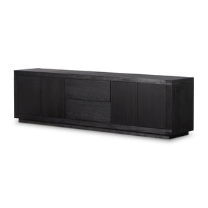 Warby Media Console In Worn Black Veneer