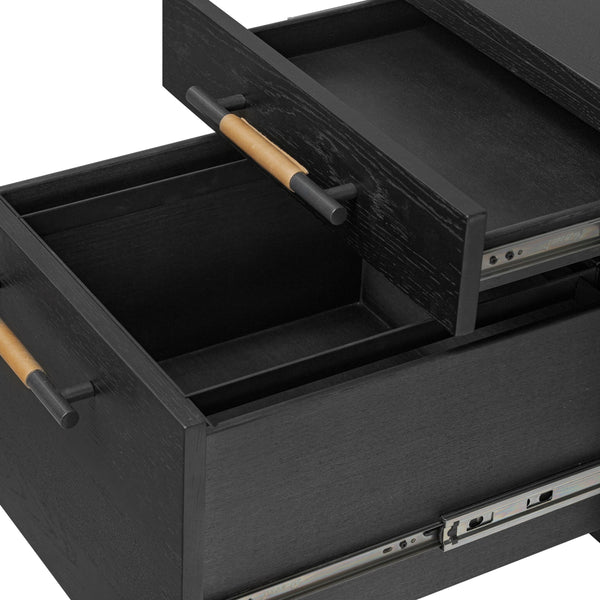 Rosedale Executive Writing Desk In Ebony Oak