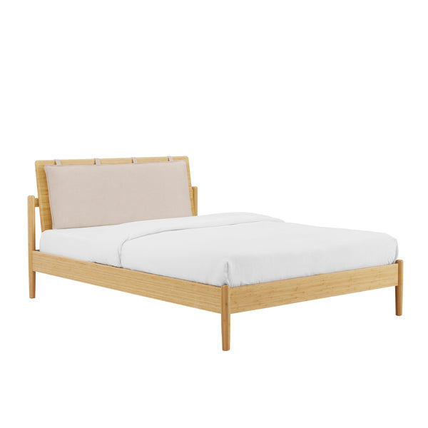 Monterey Queen Platform Bed, Wheat