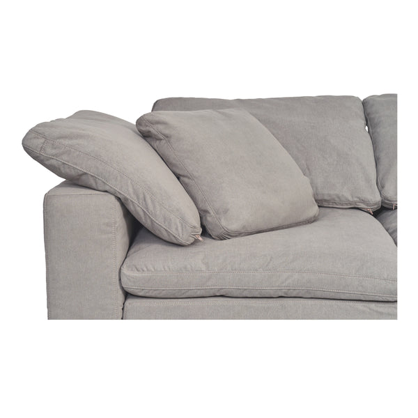 Moe's Clay Modular Sofa in Light Grey