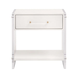 Sonia Shagreen 1-Drawer Nightstand